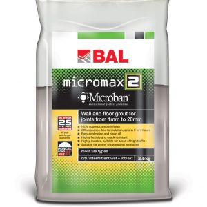 Bal Micromax 2 Cocoa Tiling Grout For Walls & Floors 2.5kg