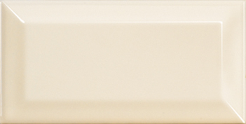 Mini Metro Series Cream Bevelled Gloss Ceramic Wall Tile