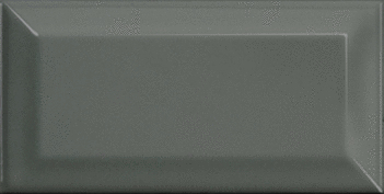 Mini Metro Series Dark Grey Bevelled Gloss Ceramic Wall Tile