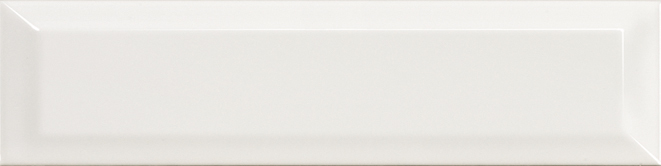 Maxi Metro Series White Bevelled Gloss Ceramic Wall Tile