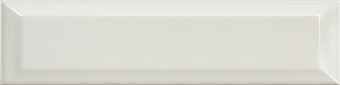 Maxi Metro Series Light Grey Bevelled Gloss Ceramic Wall Tile