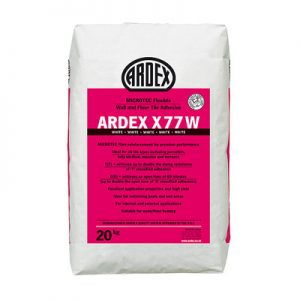 Ardex X77W Microtec Flex White Wall + Floor Tile Adhesive  20kg