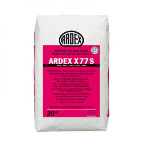 Ardex X77S Microtec Ultra Rapid Set Flexible Grey Wall & Floor Adhesive  20kg