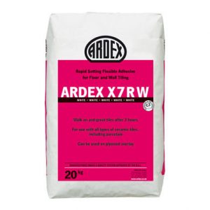 Ardex X7RW White Rapid Setting Flexible Adhesive  20kg