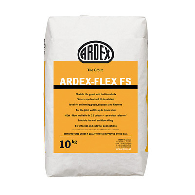 Ardex-Flex FS Flexible Tile Grout Brilliant White  10kg