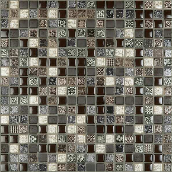 CE Decor Series Brown Marble Glass Mosaic tiles