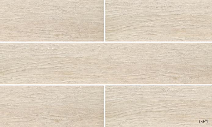 Grove Series Wood Effect White Porcelain Floor Tiles