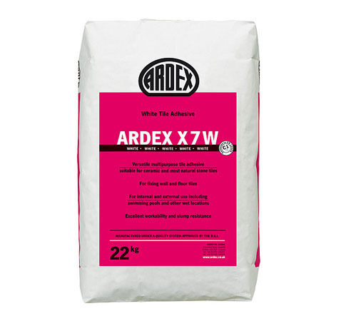 Ardex X7W White Flexible Tile Adhesive  20kg