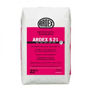 Ardex S21 Rapid Hard Grey Floor Tile Bedding Mortar  22kg