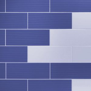 Johnson Vivid Blue Gloss Brick Ceramic Wall Tile