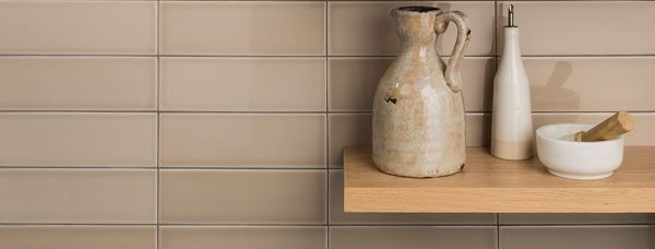 Johnson Savoy SAVO3A Brick Grain Gloss Ceramic Wall Tile (300x100mm)